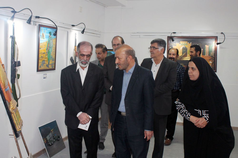 افتتاح نمایشگاه رویای برجسته در شیراز