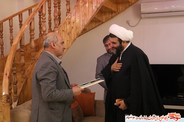دیدار حجت‌الاسلام‌ و المسلمین کاویانی راد با خانواده شهیدان «خضر و محمدرضا رنجبر»