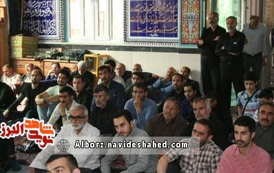 اولین سالگرد شهید «سید مصطفی صادقی» در حصارک کرج برگزار شد