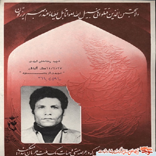 من مى‌روم  تا با قطره‌هاى خونم نهال آزادى را آبيارى كنم.