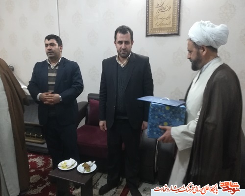 سرکشی رئیس بنیاد شهید شهرستان جاجرم از جانبار  دوران دفاع مقدس