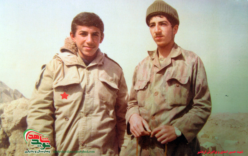 مادر شهیدی از شهرستان فارسان آسمانی شد