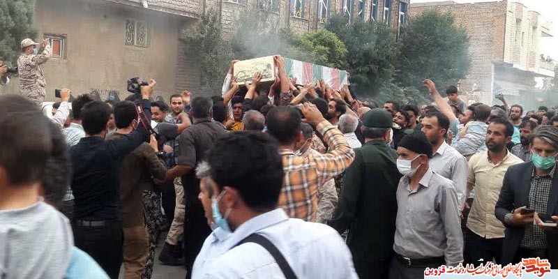 پیکر مطهر شهید گمنام، میهمان دانشگاه آزاد شال شد