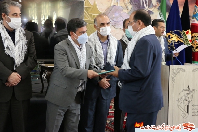 گزارش تصویری | مراسم نکوداشت و تجلیل از پیشکسوتان عرصه ایثار و شهادت در حسینه ثارالله سپاه استان اردبیل برگزار شد