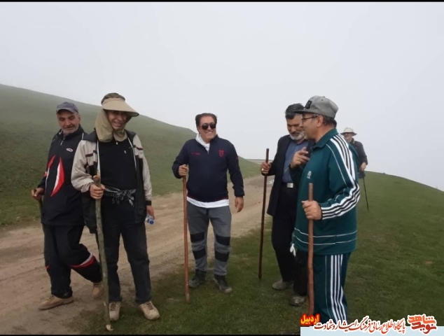 اردوی یک روزه جانبازان آزاده به همت مؤسسه فرهنگی پیام آزادگان دراستان اردبیل برگزار شد