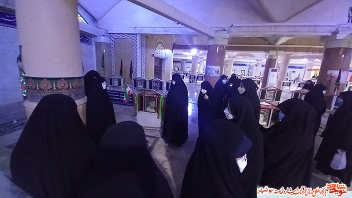 گزارش تصویری|مراسم لحظه ای با شهدا