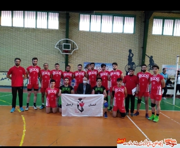 در آستانه گرامیداشت هفته بسیج لیگ والیبال فرزندان شاهد و ایثارگر در استان اردبیل برگزار شد