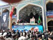 قرائت پیام رئیس جمهور در مراسم تشییع و خاکسپاری سردار شهید اسکندری