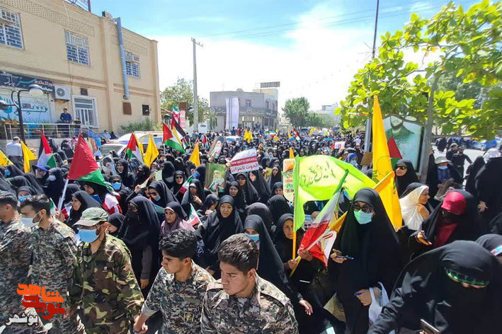 فریاد حمایت از قدس با حضور جانبازان در بوشهر طنین انداز شد