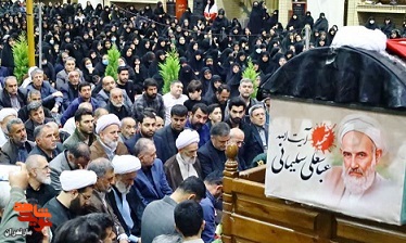 گزارش تصویری/ وداع با پیکر مطهر آیت الله شهید «سلیمانی» در استان مازندران