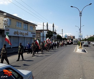 گزارش تصویری/ همایش پیاده روی بمناسبت هفته دفاع مقدس