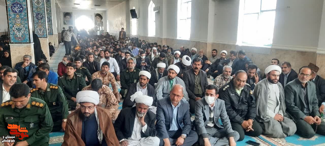 برگزاری مراسم گرامیداشت شهدای مقاومت در شهرستان نیمروز