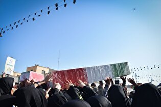 تشییع پیکرهای شهدای امنیت در کازرون و چنارشاهیجان