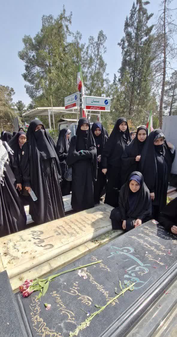 اردوی راهیان بهشت مجتمع کوی شهید فلاحی در بهشت زهرا(س)
