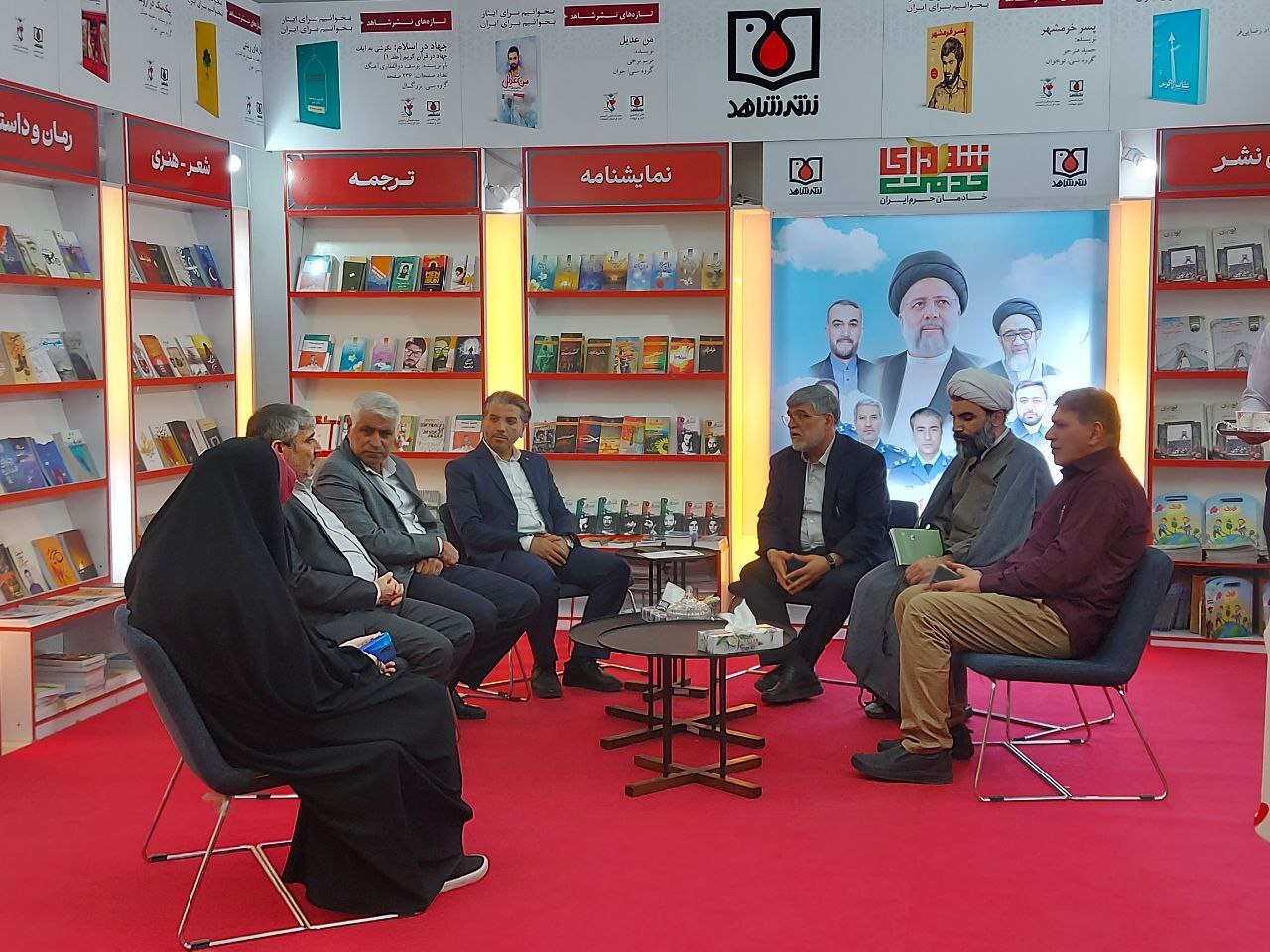 گزارش تصویری/غرفه نشر شاهد در چهارمین روز از نمایشگاه کتاب تهران