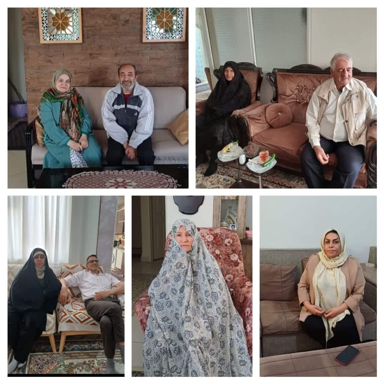 طرح دیدار و سپاس از خانواده‌های معزز ایثارگر تهران بزرگ انجام شد+ تصاویر