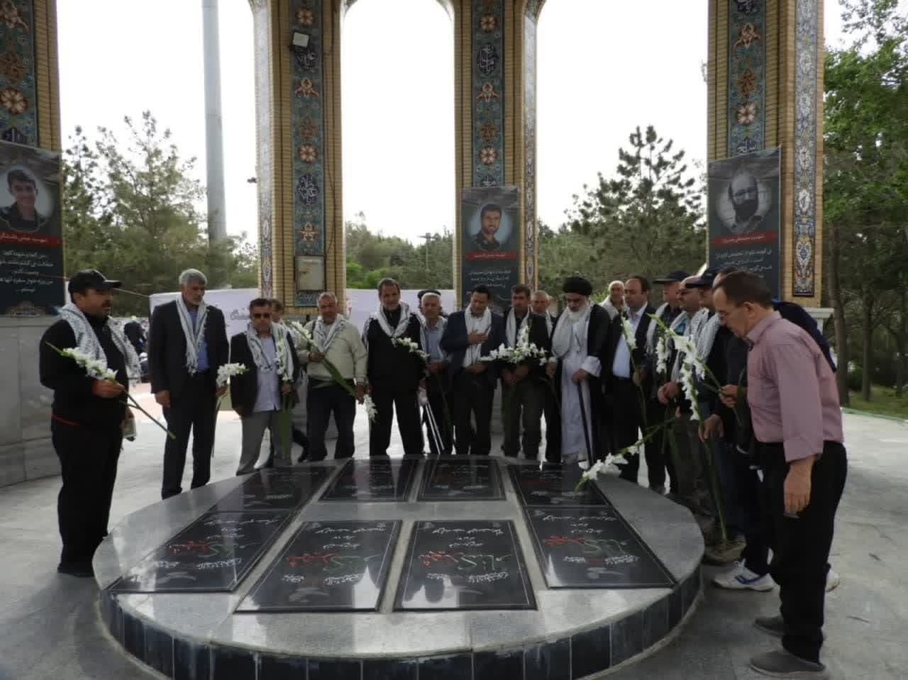 برگزاری اردوی یکروزه کوهپیمایی جانبازان و آزادگان سرافراز