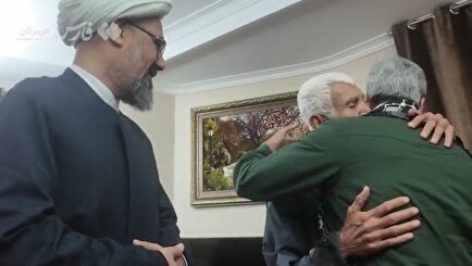 لحظه اعلام خبر شهادت شهید حاج «سعید آذربادگان» به خانواده شهید