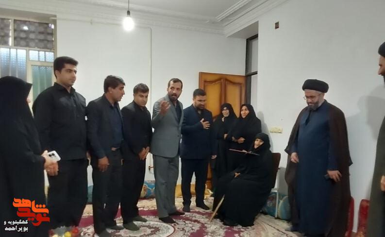 سئولان قضایی لنده، میهمان صبر و ایثار مادرشهید
