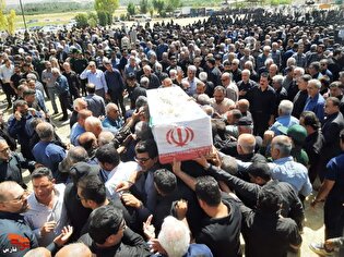 تشییع پیکر مطهر جانباز شهید «حاج نورمحمد دهقان‌فرد»...