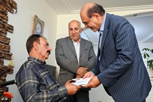 تکریم جانبازان ۷۰ درصد شیراز توسط مدیرکل بنیاد...
