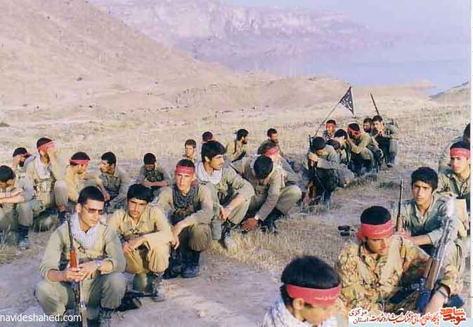 عملیات محرم- رزمندگان گردان علی ابن ابیطالب - سد دز 