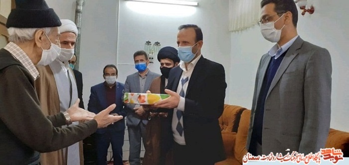 دیدار مسئولان شهر بسطام با خانواده معزز شهید والامقام محمود خدامی- دهه فجر ۹۹
