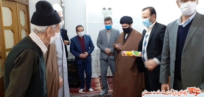 دیدار مسئولان شهر بسطام با خانواده معزز شهید والامقام محمود خدامی- دهه فجر ۹۹