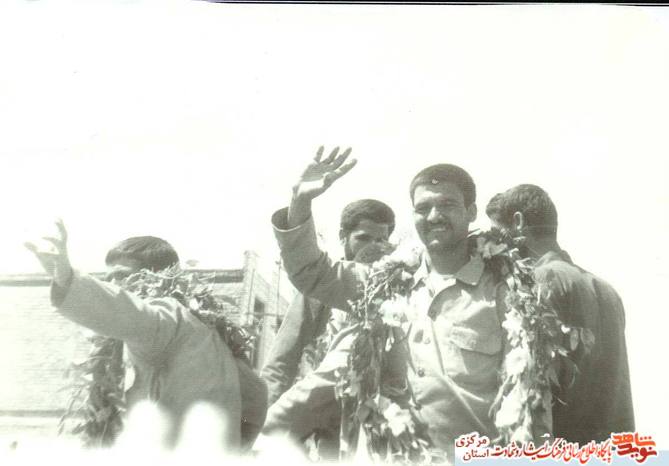 بازگشت آزاده سید صمد سجادی از اسارت1369/5/29
