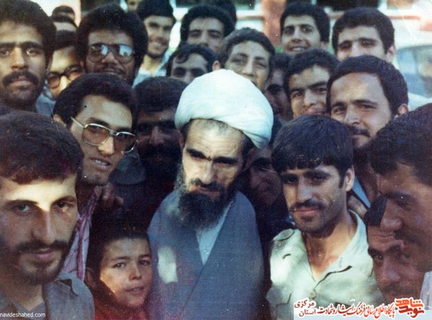 سفر آیت الله مشکینی به سپاه اراک - 1361