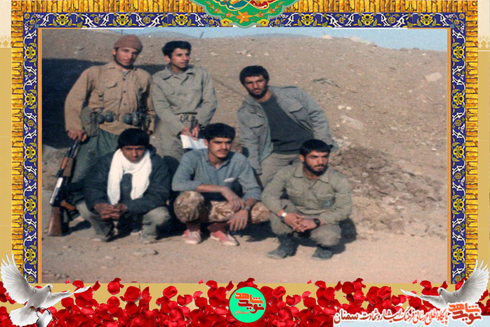 نفر دوم ایستاده از چپ شهید سیدمهدی سیادت