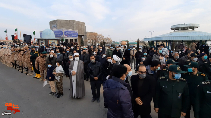 مراسم استقبال از پنج شهید گمنام و شهید والامقام تازه تفحص شده حسن یونسیان - یازدهم دیماه ۱۴۰۰ یادمان کوشک امام رضا (ع) سمنان