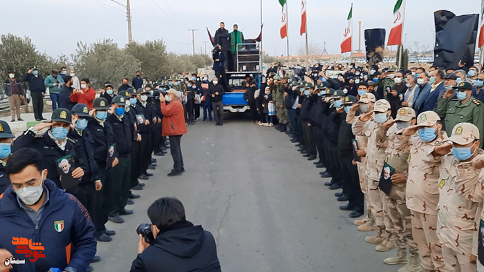 مراسم استقبال از پنج شهید گمنام و شهید والامقام تازه تفحص شده حسن یونسیان - یازدهم دیماه ۱۴۰۰ یادمان کوشک امام رضا (ع) سمنان